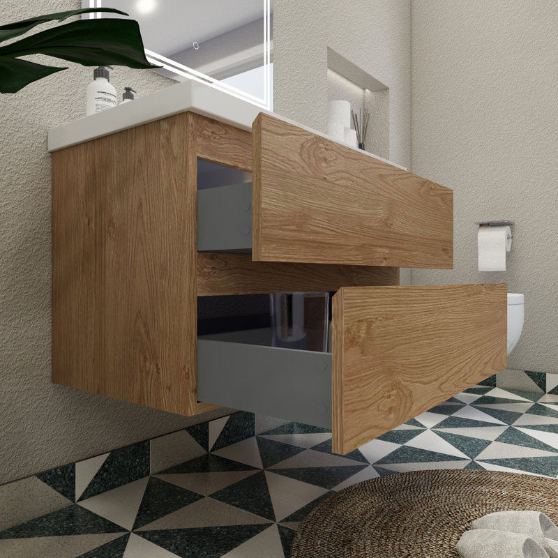 Wade Logan?? Mableton 42'' Single Bathroom Vanity with Reinforced